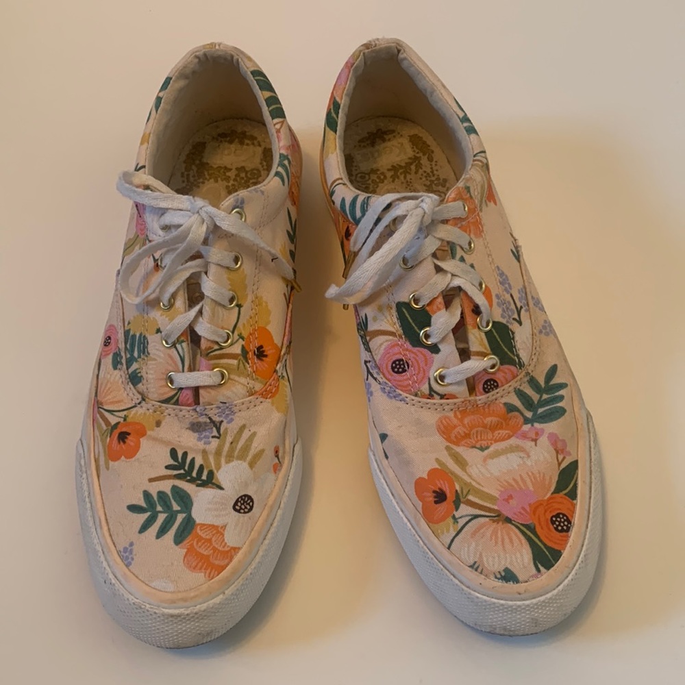 Rifle paper for Keds sneakers size 8